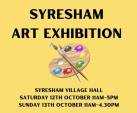 Syresham Art Exhibition - 12th October 2024